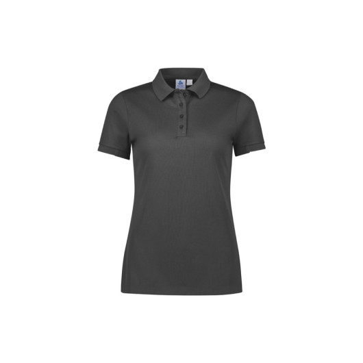 Womens Focus Short Sleeve Polos Charcoal